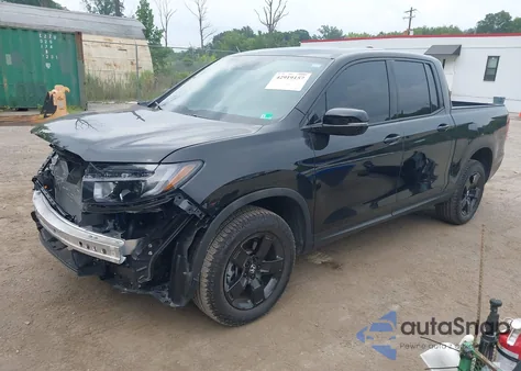 2025 Honda Ridgeline Black Edition из США, поврежденный, VIN 5FPYK3F81SB013055